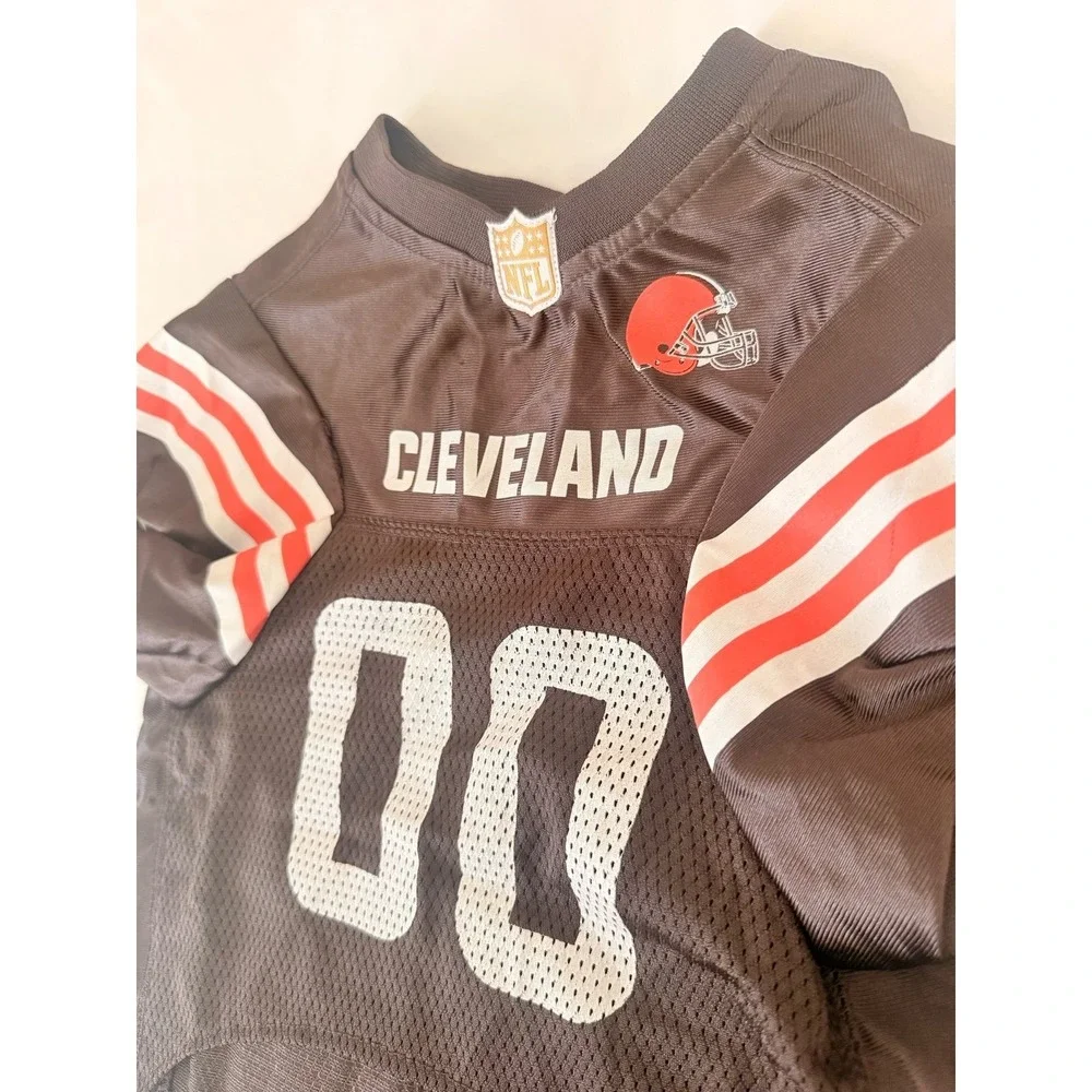 Cleveland‎ browns dog jersey size  X large brown